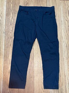 Faherty Men's Pants Size 34" Waist, Navy Blue, Like New